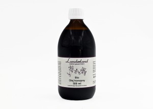 Lunderland organiczny olej konopny BIO 500 ml