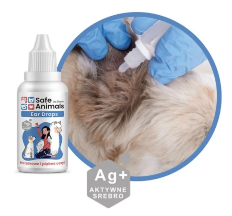 Safe Animals Ear Drops – krople do pielęgnacji uszu psa i kota